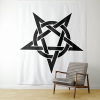 Black Inverted Pentagram