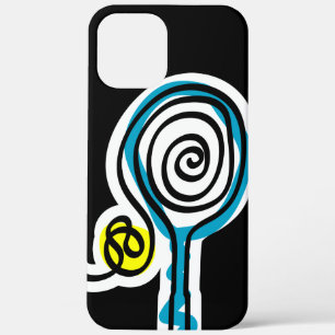 Black iPhone 6 case for tennis player