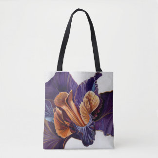 Black Iris Tote Bag