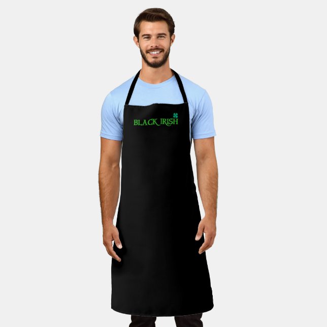 Black Irish chef apron (Worn)