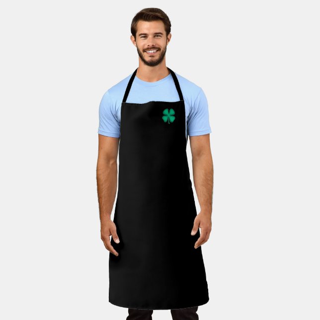 Black Irish chef apron (Worn)