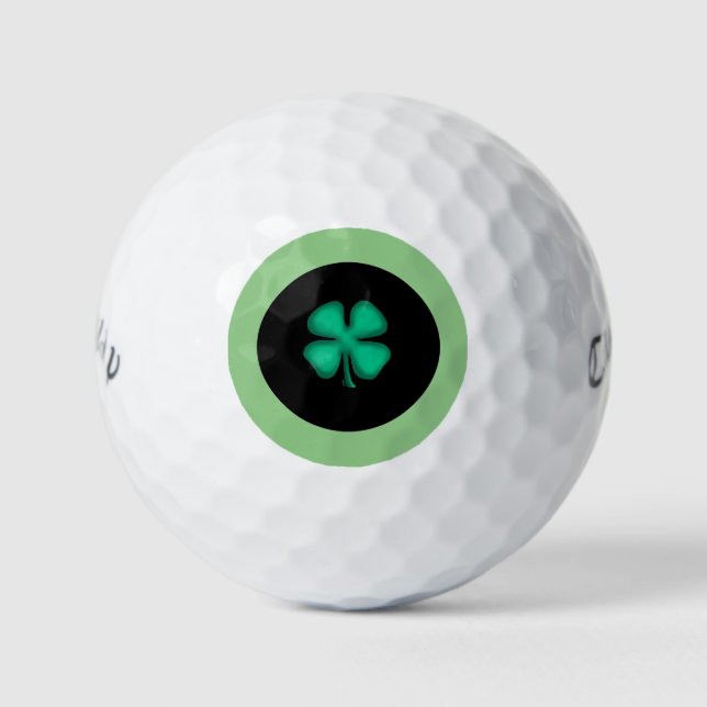 Black Irish Circle Callaway golf balls 12 pk (Front)