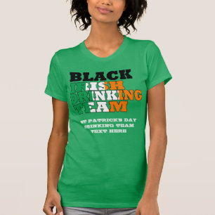 Black Irish Drinking Team T-Shirt