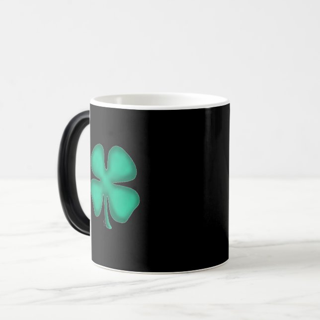 Black Irish morphing mug (Front Left)