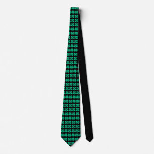 Black Irish neck tie