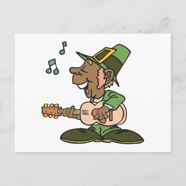 Black Irish Pride Postcard (Front)