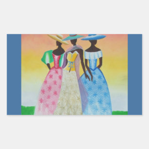 Black is Beautiful African American Art Sticker