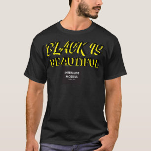 BLACK IS BEAUTIFUL  Basic Dark T-Shirt