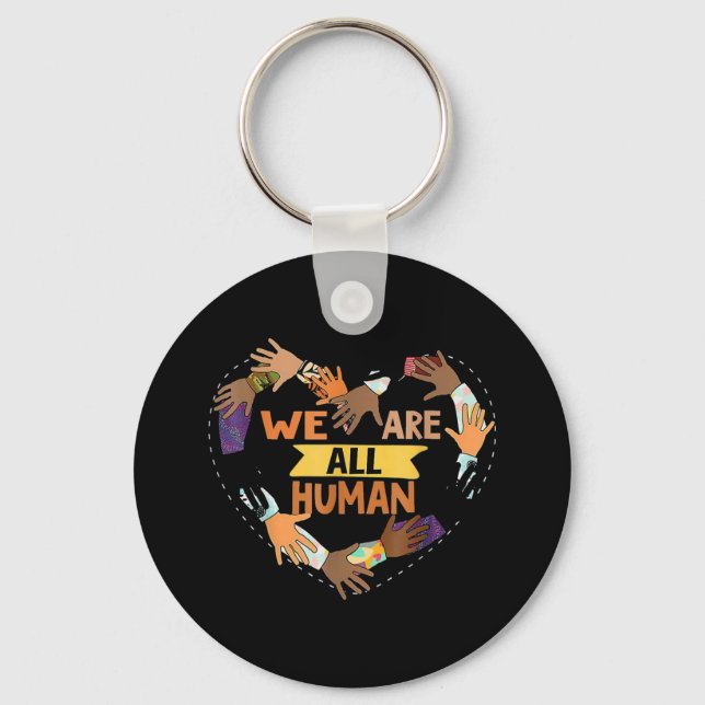 Black Is Beautiful Black History Month Keychain (Front)