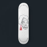 Black Is Beautiful BLM Womens Skateboard<br><div class="desc">The artwork for this skateboard comes from an original mixed media painting that I created in 2020. To see the original painting follow me on Instagram @AlyMarieArt. Support women in small business when you purchase this skateboard!</div>