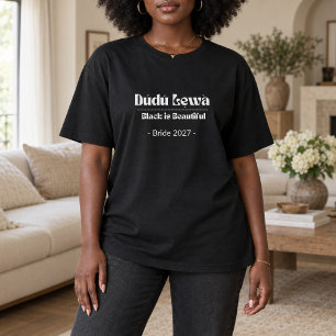 Black Is Beautiful — Gift for Her Tri-Blend Shirt
