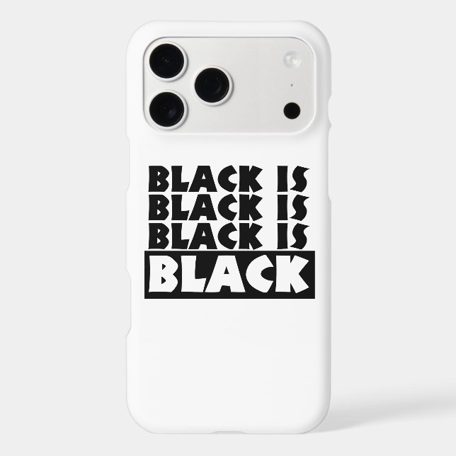 Black Is Black (Back)