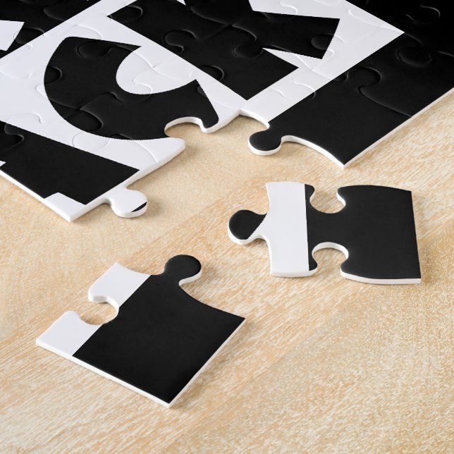 Black Is Black Jigsaw Puzzle (Side)