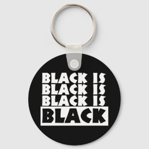 Black Is Black Keychain