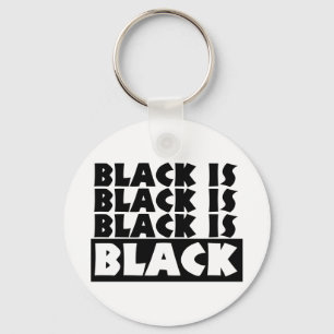 Black Is Black Keychain