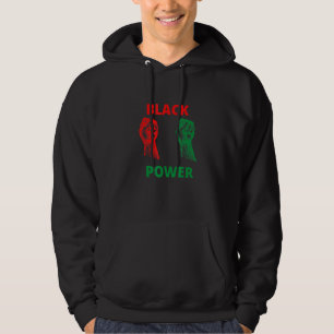 Black Is Power Beautiful Strong Visionary Revoluti Hoodie