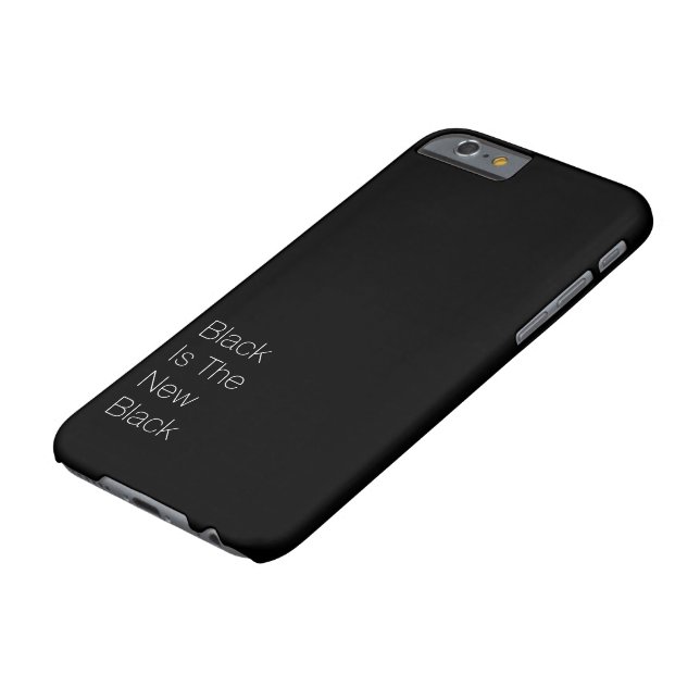 "Black Is The New Black" customizable quote Case-Mate iPhone Case (Top)