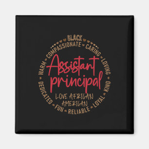 Black Istant Principal Love African American  Magnet