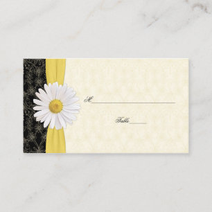 Black Ivory Gold Blanc Mariage de marguerite Carte
