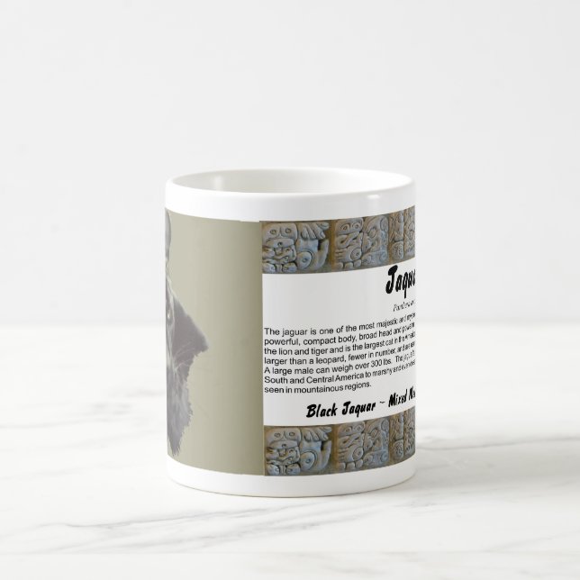 Black Jaguar Coffee Mug (Center)