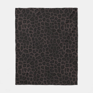 Black Jaguar stain Fleece Blanket