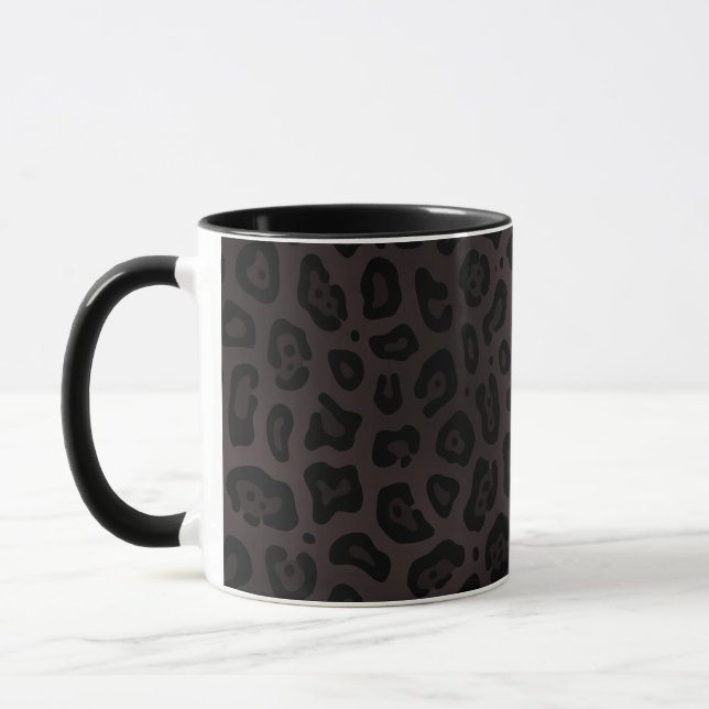 Black Jaguar stain Mug (Left)