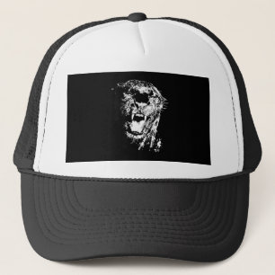 Black Jaguar Trucker Hat