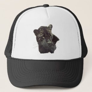 Black Jaguar Trucker Hat