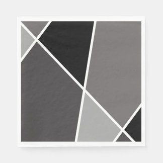 Black JanaiCreates Color Collection Paper Napkins