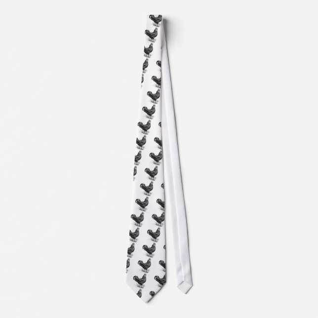 black java rooster tie (Front)