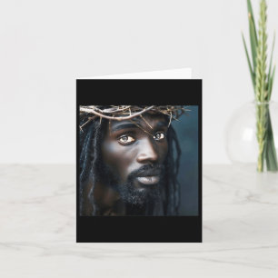Black Jesus, Christianity, Church, Christ, Jesus _ Card