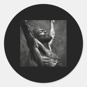 Black Jesus, Christianity, Church, Christ, Jesus Classic Round Sticker