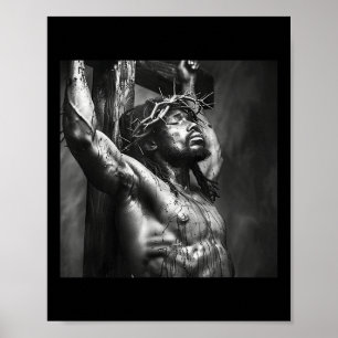 Black Jesus, Christianity, Church, Christ, Jesus _ Poster