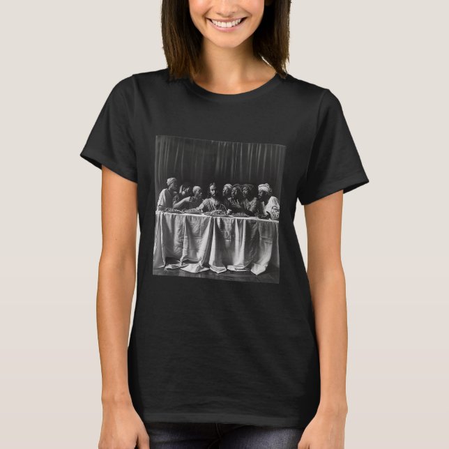 Black Jesus, Last Sacrament, Jesus 6  T-Shirt (Front)