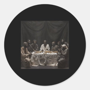 Black Jesus, Last Sacrament, Jesus 8 Classic Round Sticker