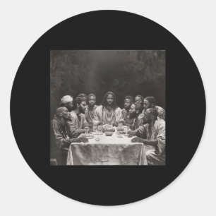 Black Jesus, Last Sacrament, Jesus Classic Round Sticker