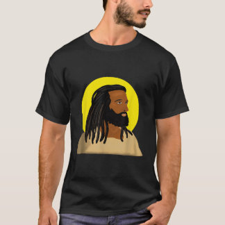 Black Jesus Locs African American Religious  T-Shirt