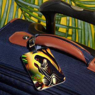 Black Jesus Praying in Gethsemane Luggage Tag