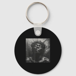 Black Jesus Smokes, Christianity, Church, Christ, Keychain