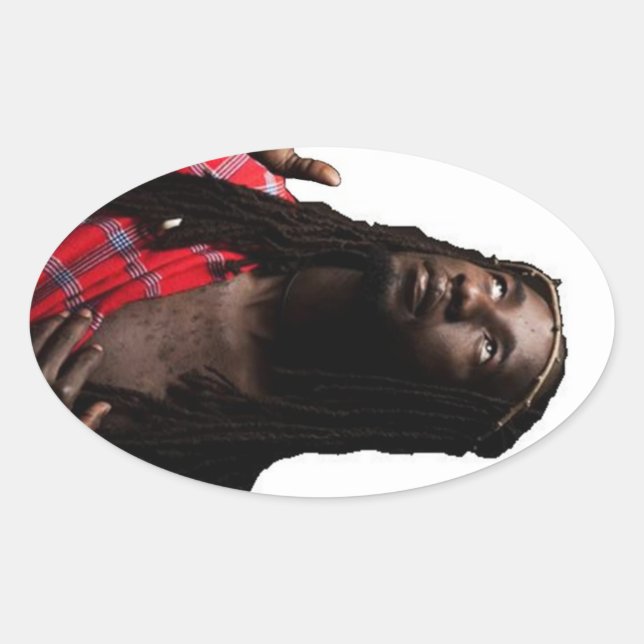 Black Jesus sticker (Front)