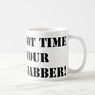 Black Jibber Jabber Mug