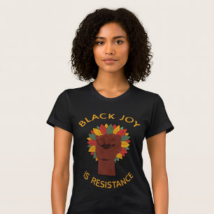 Black Joy Is Resistance Fist Tri-Blend Shirt