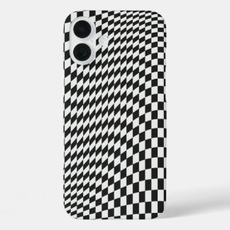 Black Kaleidoscope  iPhone 16 Plus Case