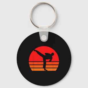 Black Karate Shirt Keychain
