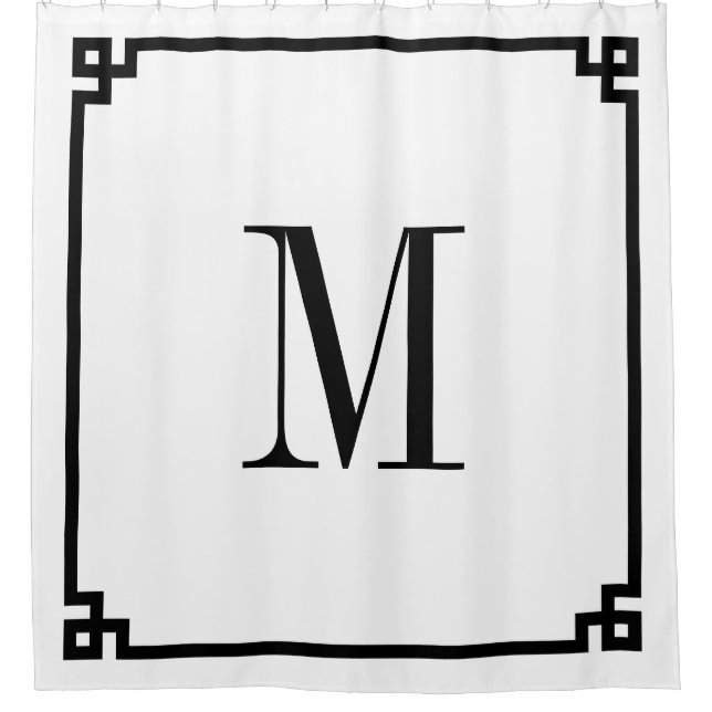 Black Key Border Monogram (Front)