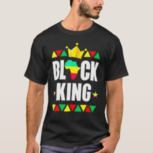 Black King Black History Month African American Pr T-Shirt