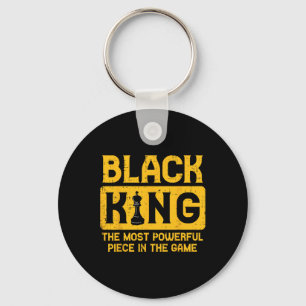 Black King Chess Black Pride History Bhm African M Keychain