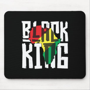 Black King For Boys Men History Month Africa Tril  Mouse Pad