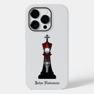 Black King / Personalized name Case-Mate iPhone Ca 14 Pro Case