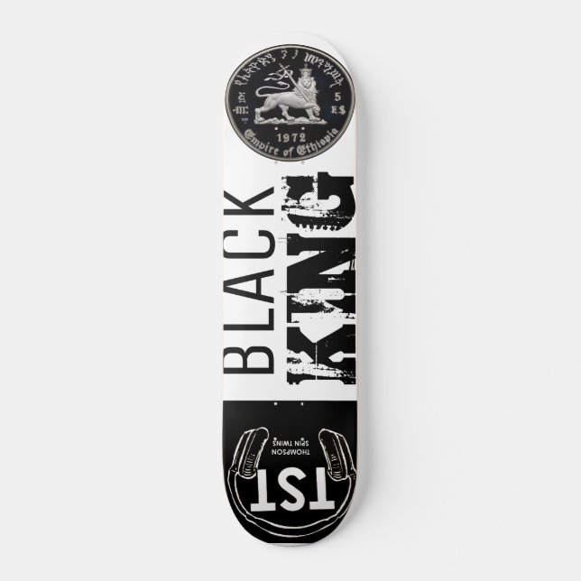 BLACK KING Skateboard (Front)